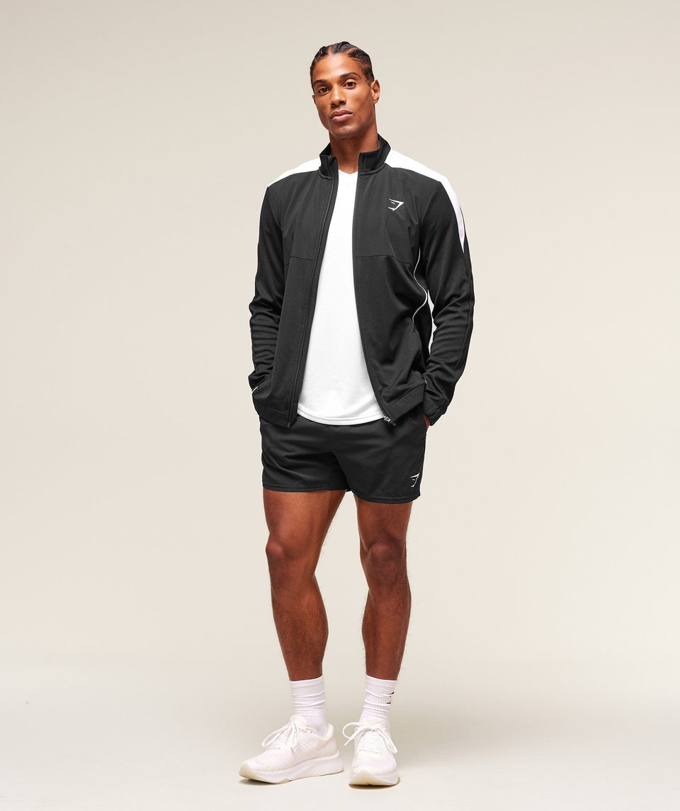 Gymshark Arrival Block Track Jacket - Black