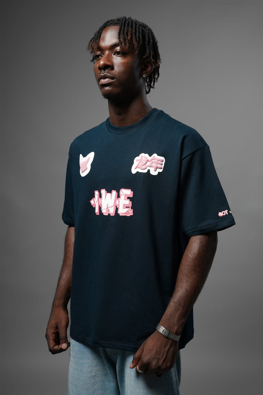 Year of Dragon T-Shirt Denim Blue