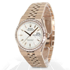 Rolex | Land-Dweller | 127285TBR | Rose gold | 36 mm | Rose gold | Silver | Automatic