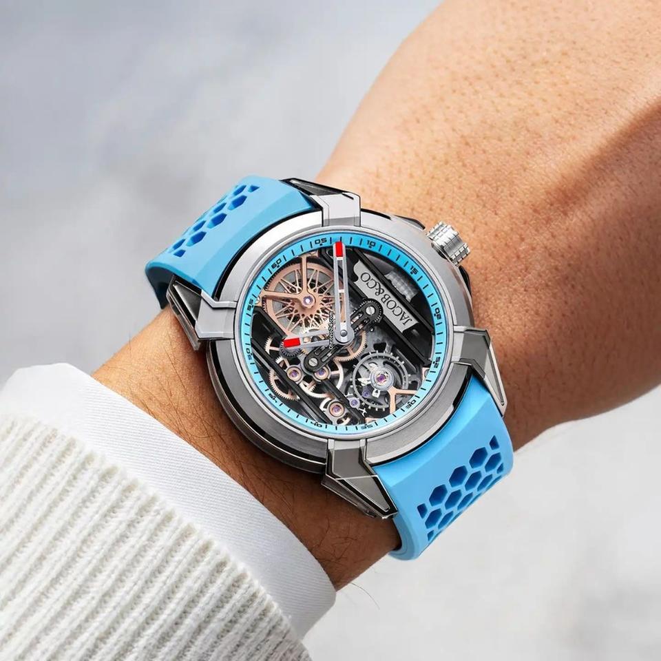 Jacob & Co.EX110.20.AA.AJ.ABRUA Epic X Blue Titanium 44mm