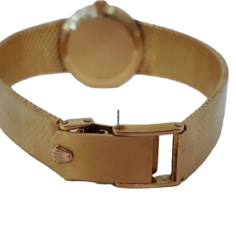 Rolex Geneva Cellini Yellow Gold 18 K Women's Watch 26mm 16.32