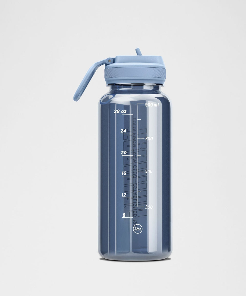 Lululemon Back to Life Clear Bottle 32oz Straw Lid *Train Est 1998