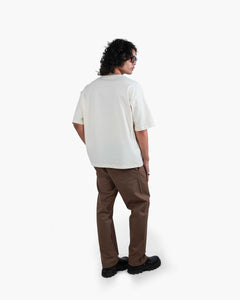 The Wild West - Off-White Mercerized Cotton Oversized T-shirt