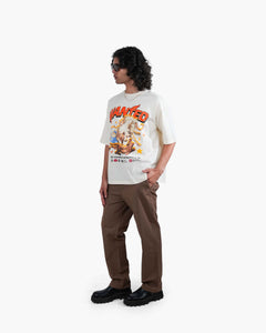 The Wild West - Off-White Mercerized Cotton Oversized T-shirt