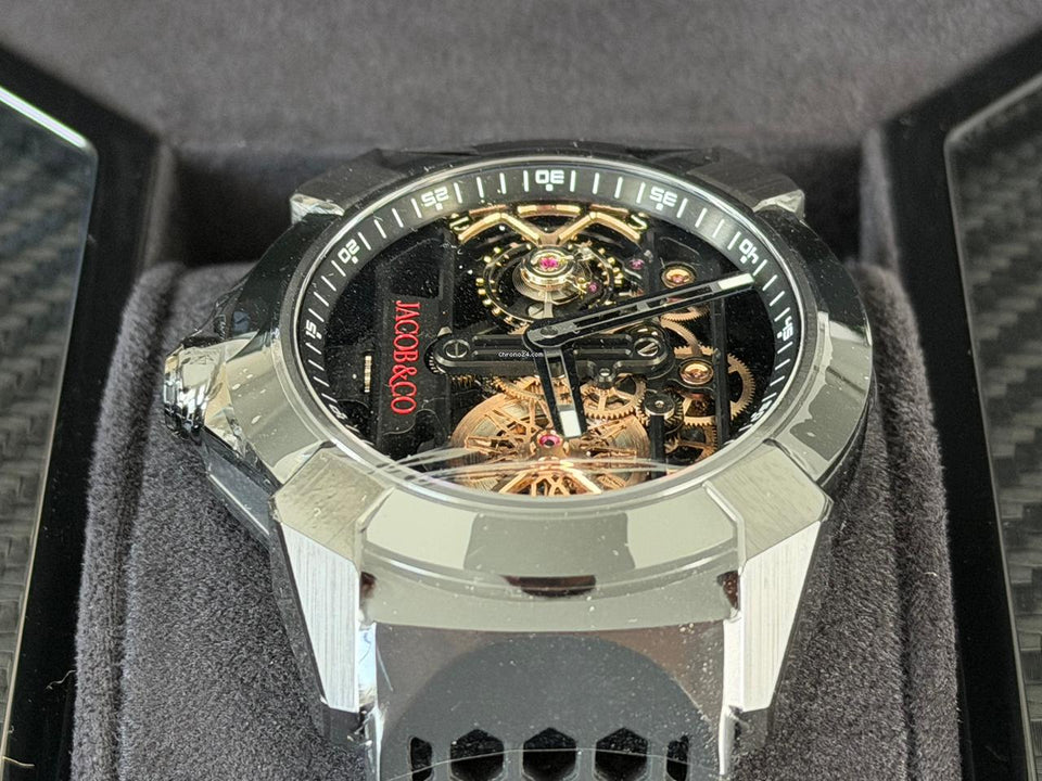 Jacob & Co.Epic X Ceramic EX115.95.AF.AA.A Skeleton 050/101 Full Set Wrapped & Unworn
