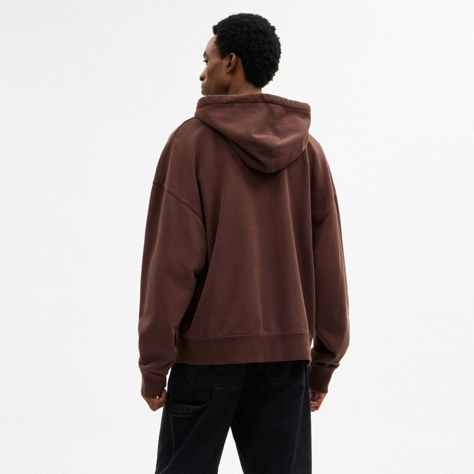 Coach Horse And Carriage Hoodie Brown
