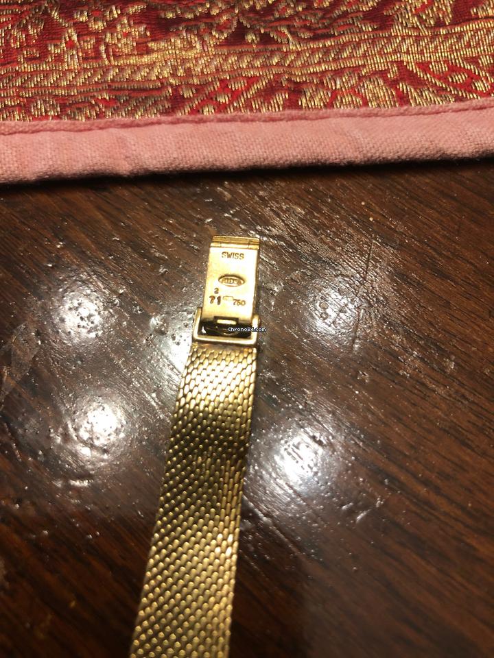 Rolex | Precision | 8789 | Yellow gold | 17 mm | Leather | Gold | Manual winding