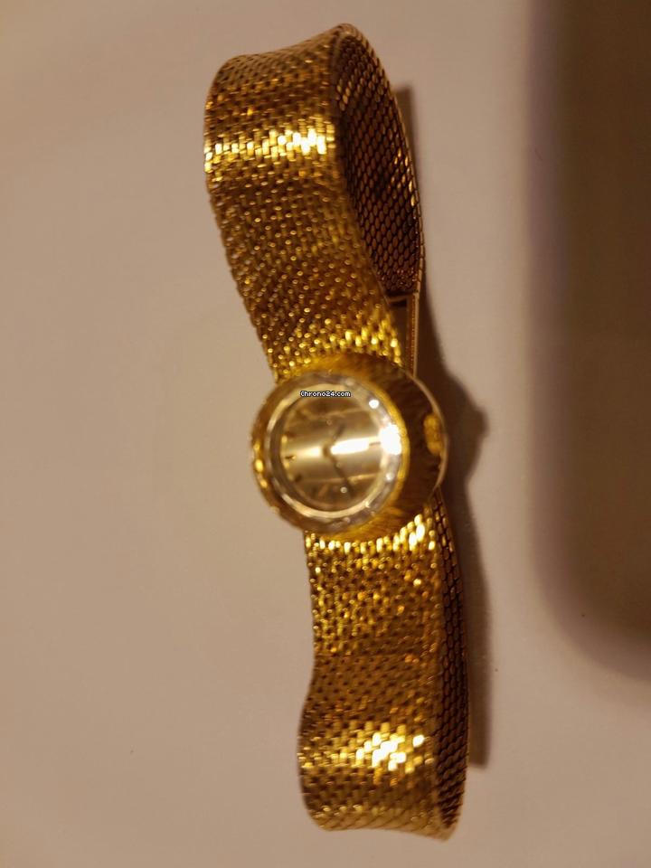 Rolex | Precision | 8789 | Yellow gold | 17 mm | Leather | Gold | Manual winding