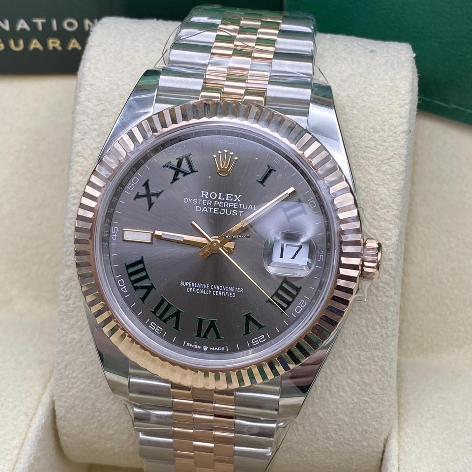 Rolex | Datejust | 126331 | Steel | 41 mm | Gold/Steel | Green | Automatic