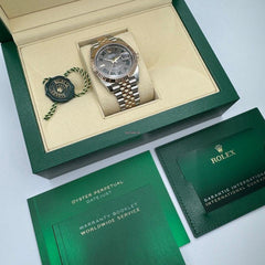 Rolex | Datejust | 126331 | Steel | 41 mm | Gold/Steel | Green | Automatic