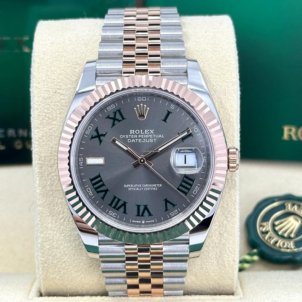 Rolex | Datejust | 126331 | Steel | 41 mm | Gold/Steel | Green | Automatic