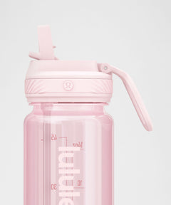 Lululemon Back to Life Clear Bottle 18oz *Straw Lid
