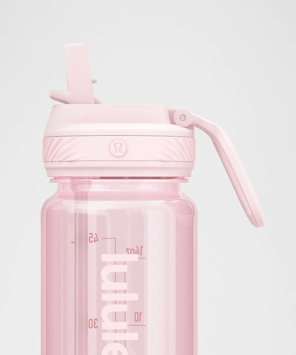 Lululemon Back to Life Clear Bottle 18oz *Straw Lid