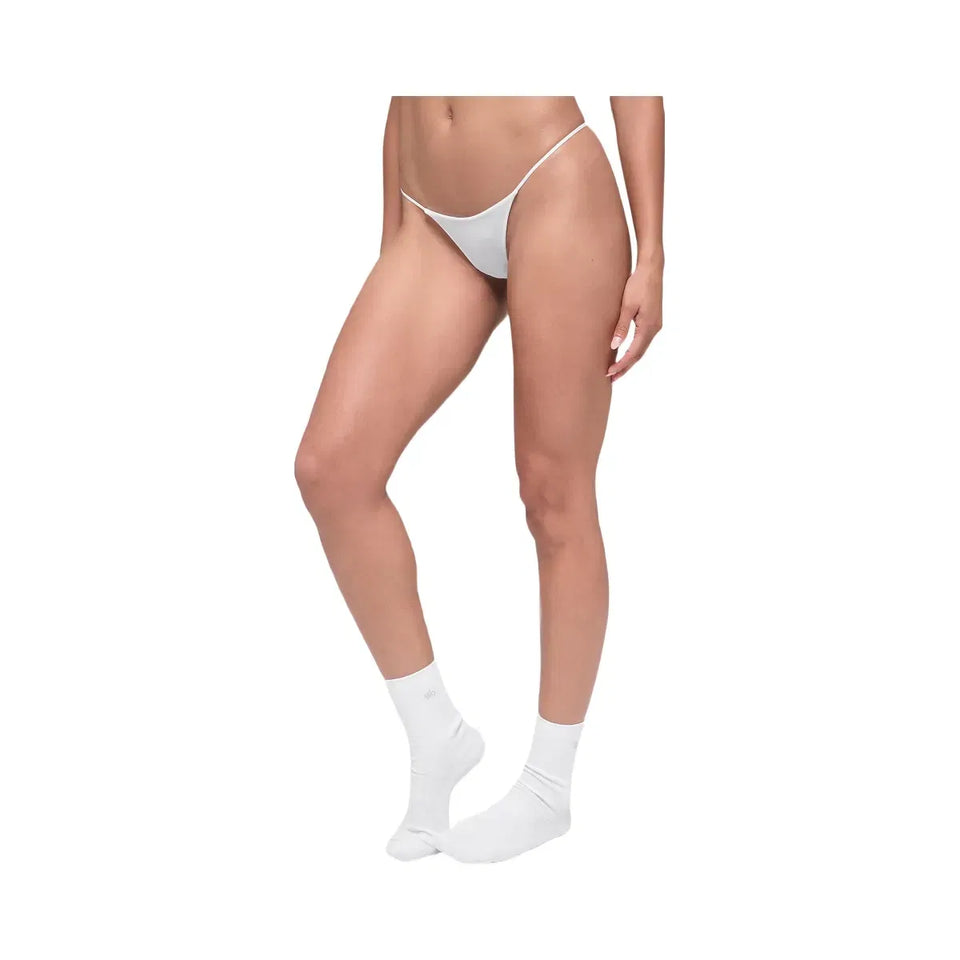 Alo Women's Airmesh Venus Thong - White