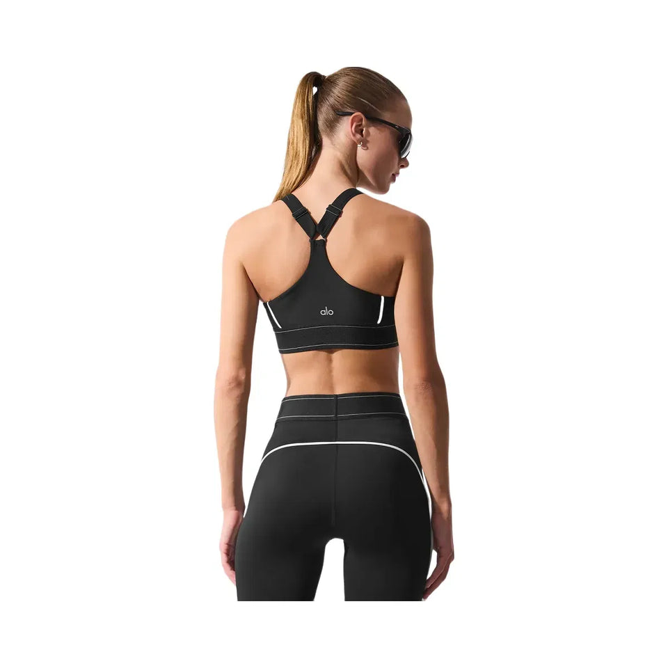 Alo Women's Airlift Suit Up Bra - Black/White