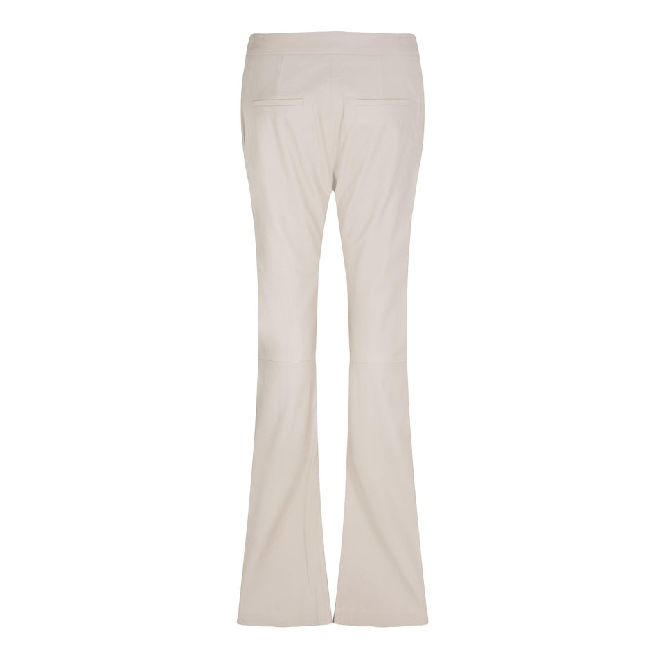 Leather Flared Pants