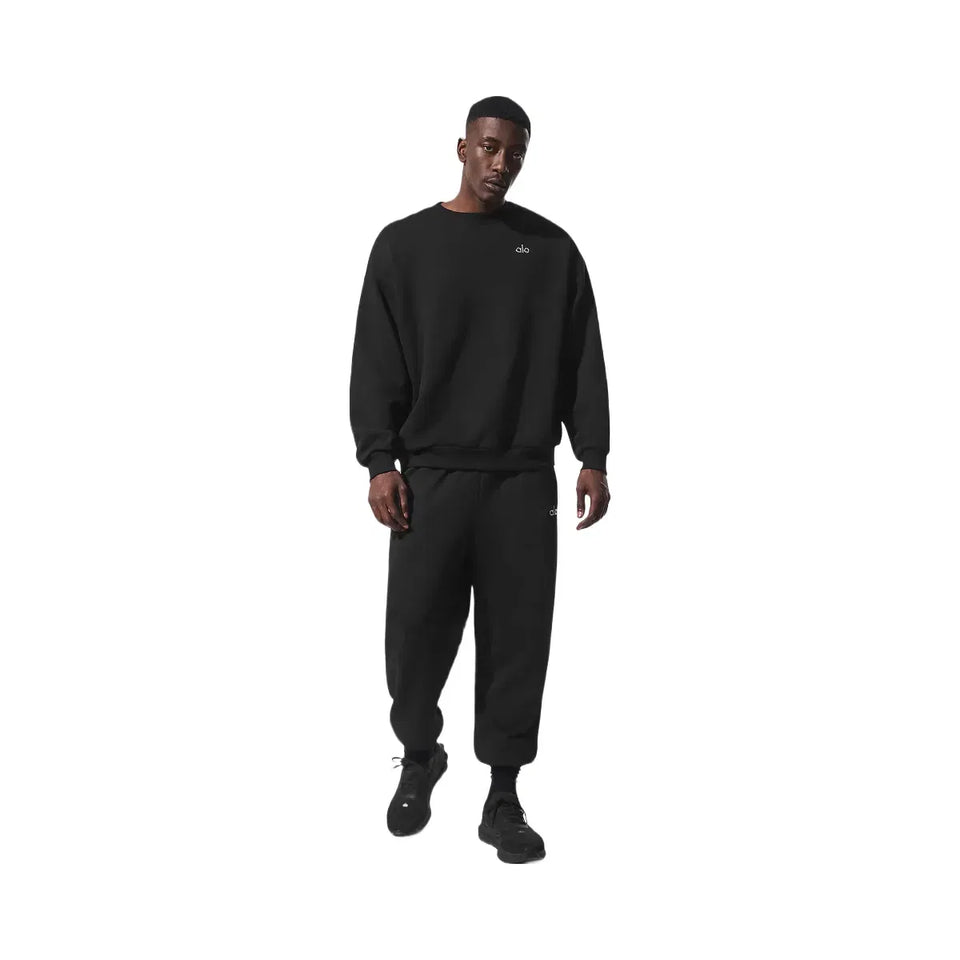 Alo Accolade Crew Neck Pullover - Black