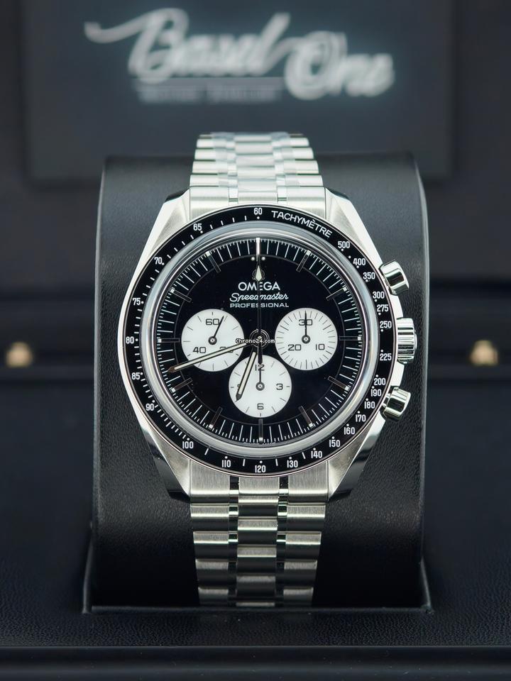 Omega Speedmaster Professional Moonwatchbasel one Speedmaster Moonwatch reverse panda 5 years international warranty sapphire crystal