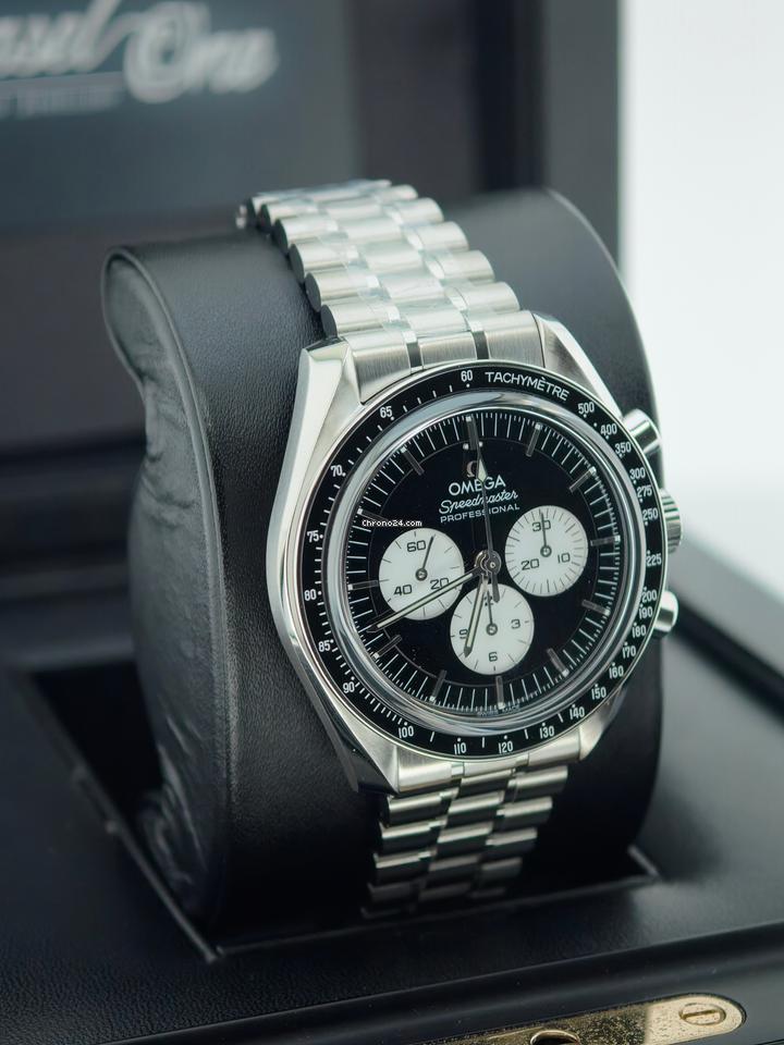 Omega Speedmaster Professional Moonwatchbasel one Speedmaster Moonwatch reverse panda 5 years international warranty sapphire crystal