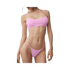 Alo Women's Airmesh Venus Thong - Candy Heart Pink