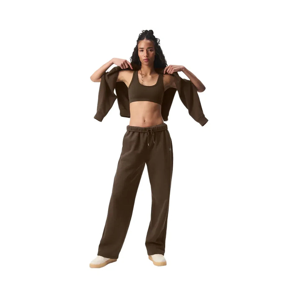 Alo Accolade Straight Leg Sweatpant - Espresso