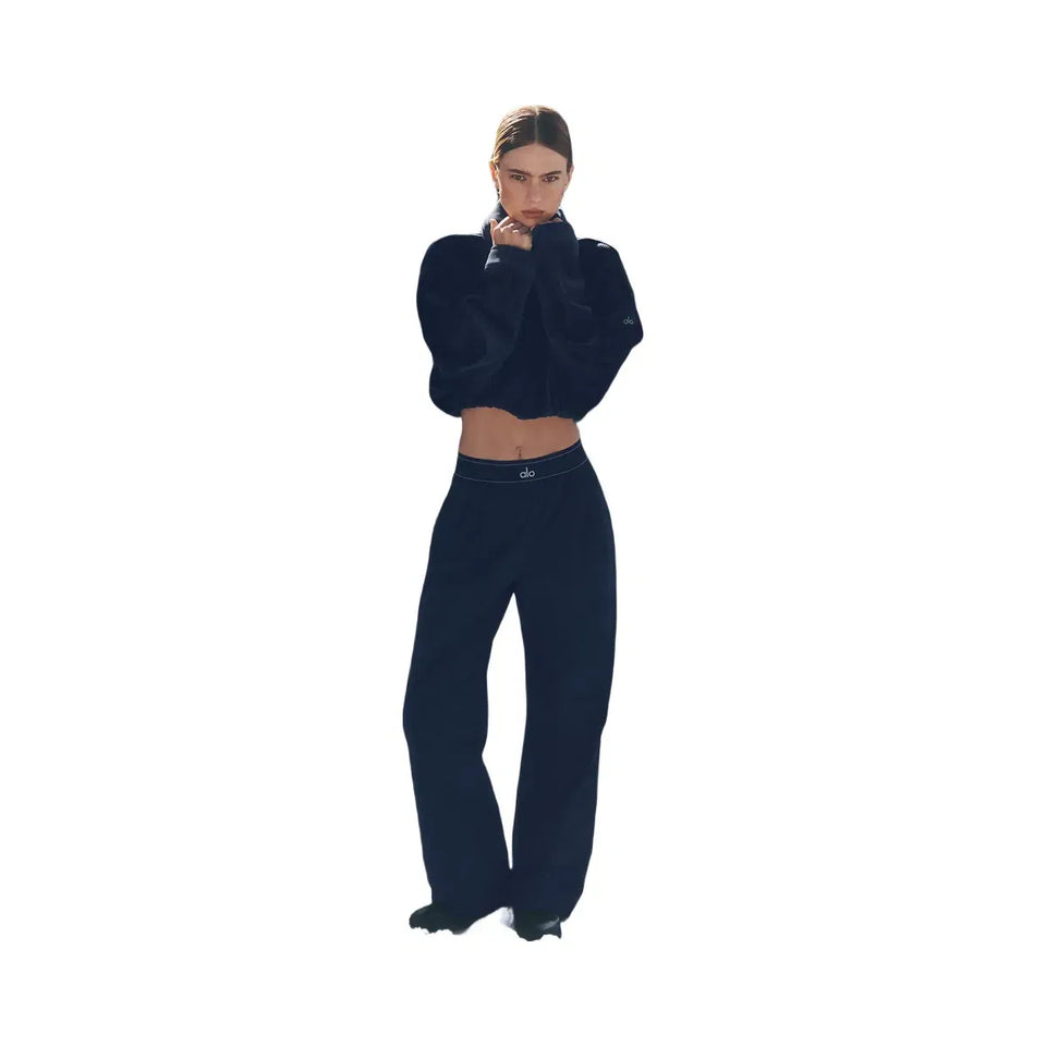 Alo Women's Suit Up Trouser (Regular) - Navy