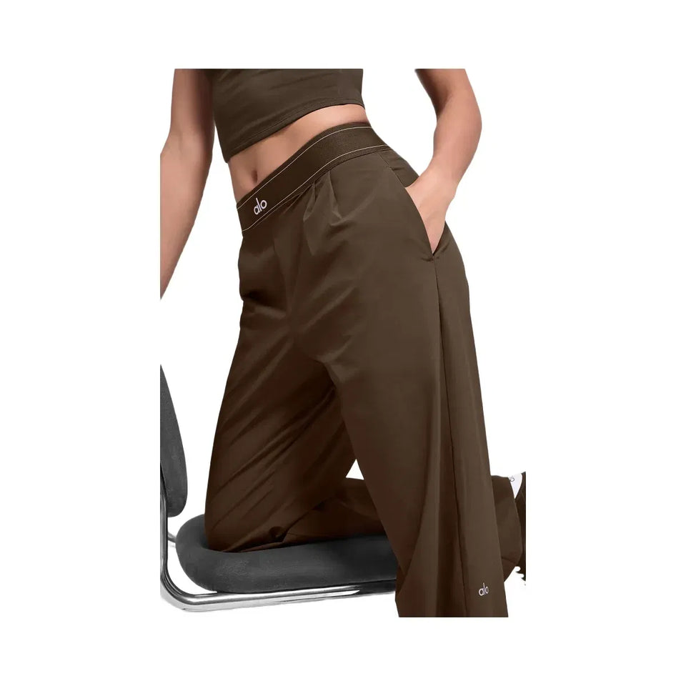 Alo Women's Suit Up Trouser (Regular) - Espresso