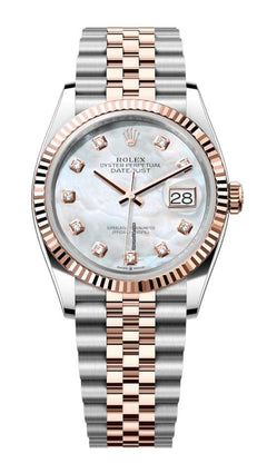 Rolex | Datejust | 126231 | Steel | 36 mm | Rose gold | Mother of pearl | Automatic