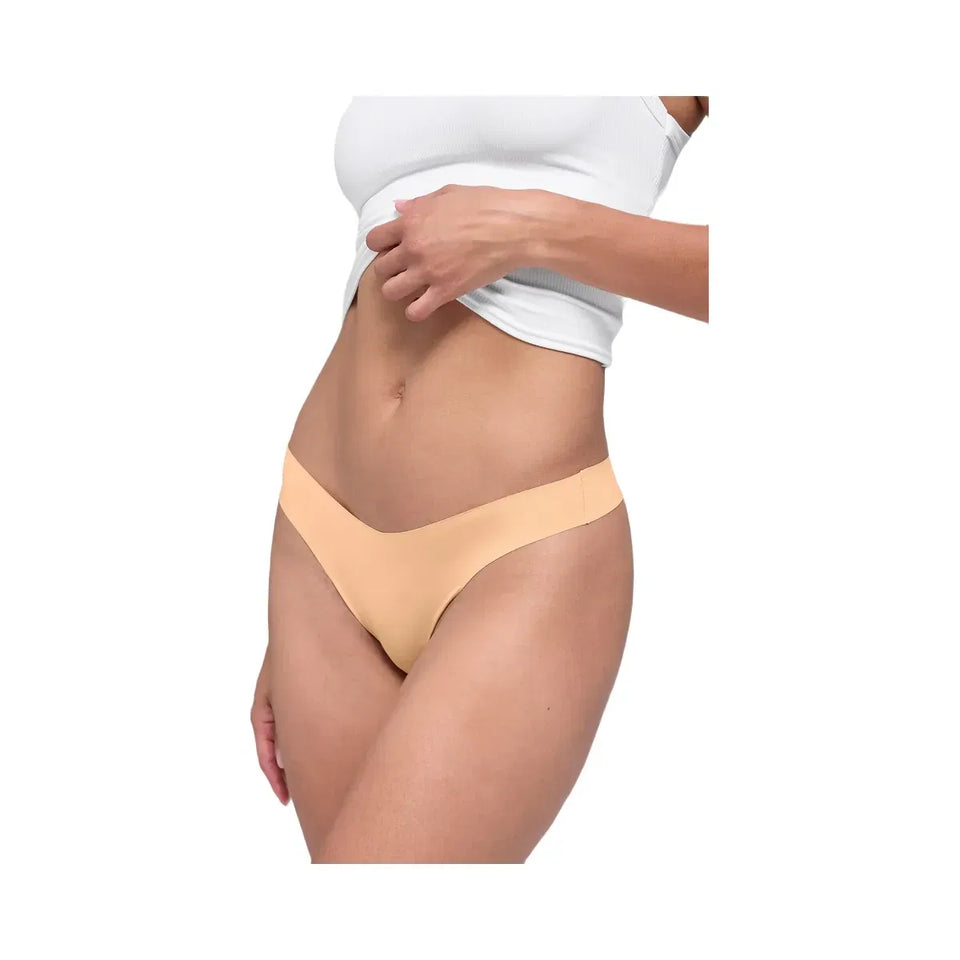 Alo Women's Airbrush Invisible Thong - Champagne