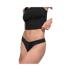 Alo Women's Airbrush Invisible Thong - Black