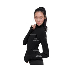 Alo Women's Alosoft 1/2 Zip Rapid Pullover - Black