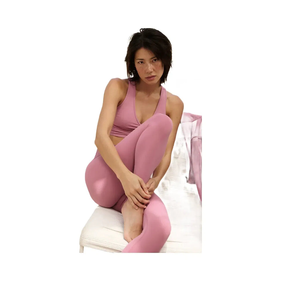 Alo Women's 7/8 High-Waist Airbrush Legging - Pink Wild Rose