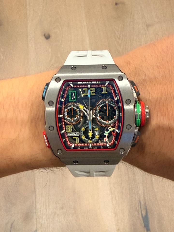 Richard Mille Chronograph RM65-01 Split-Seconds Titanium . Full set.
