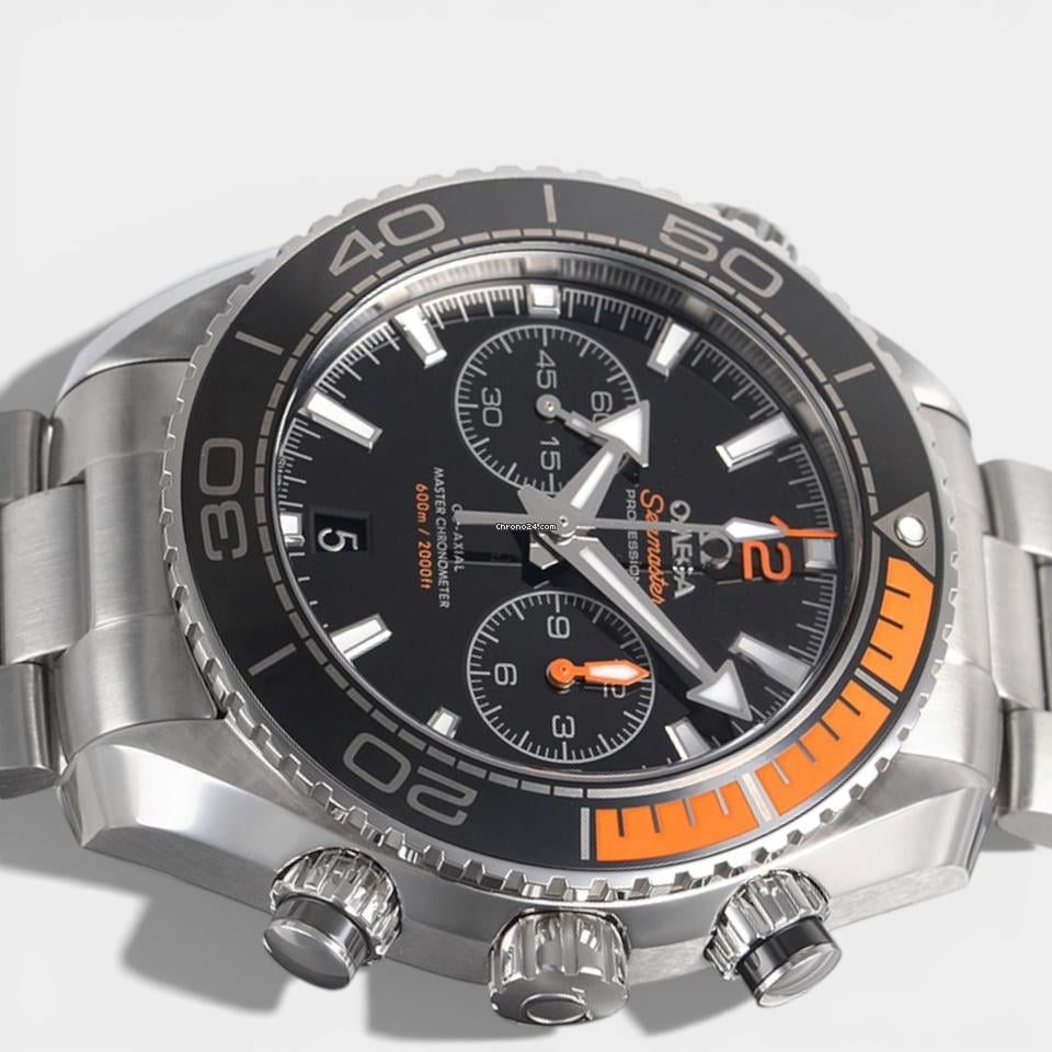 Omega Seamaster Planet Ocean Chronograph Steel / 45.5 mm / Box&Papers / 215.30.46.51.01.002