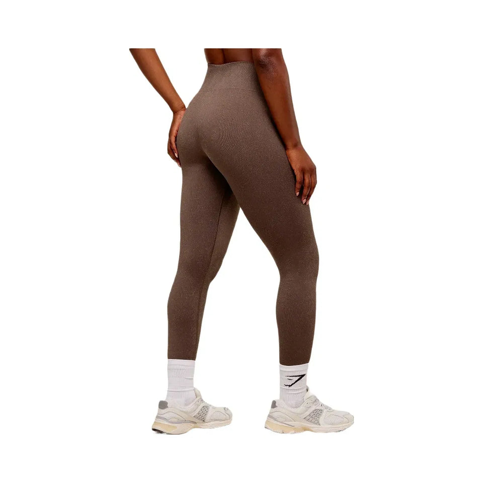 Gymshark Adapt Fleck Seamless Leggings - Soft Brown/Chestnut Pink