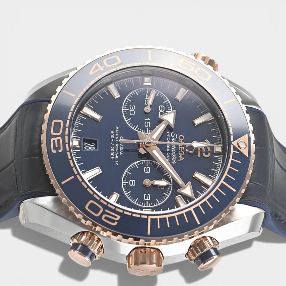 Omega Seamaster Planet Ocean Chronograph Steel&Sedna gold / 45.5 mm / 215.23.46.51.03.001