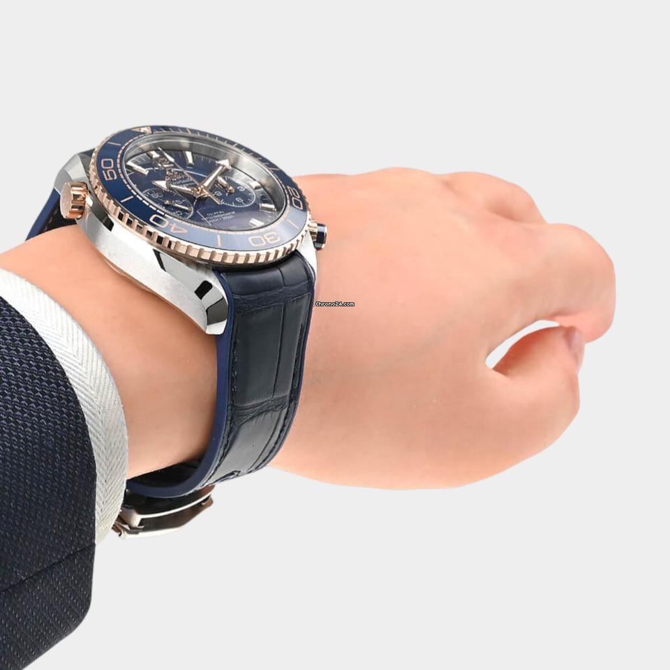 Omega Seamaster Planet Ocean Chronograph Steel&Sedna gold / 45.5 mm / 215.23.46.51.03.001