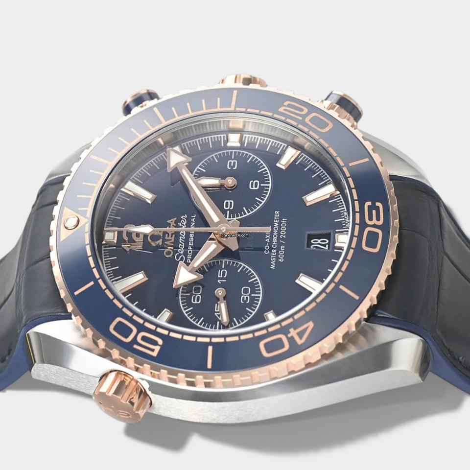 Omega Seamaster Planet Ocean Chronograph Steel&Sedna gold / 45.5 mm / 215.23.46.51.03.001