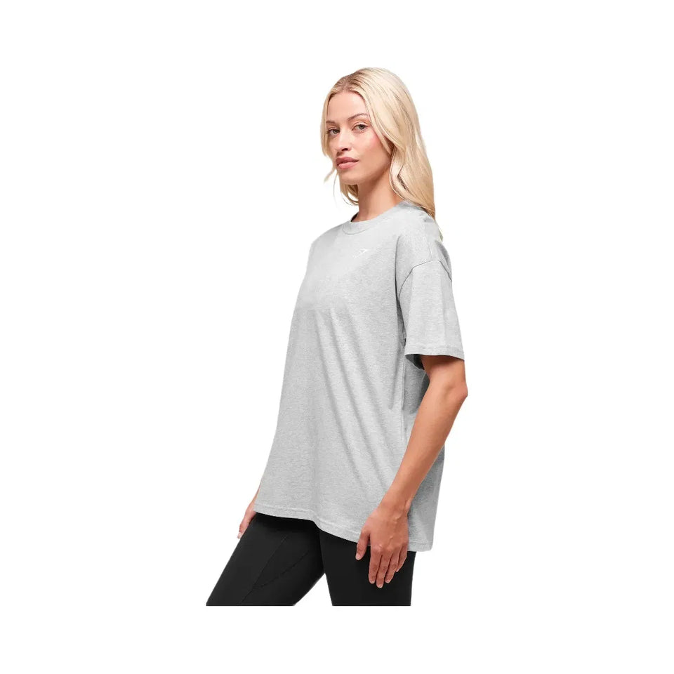 Gymshark Training Oversized T-Shirt  - Light Grey Marl