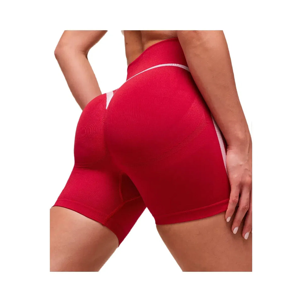 Gymshark Lift Campus Seamless Short - Carmine Red