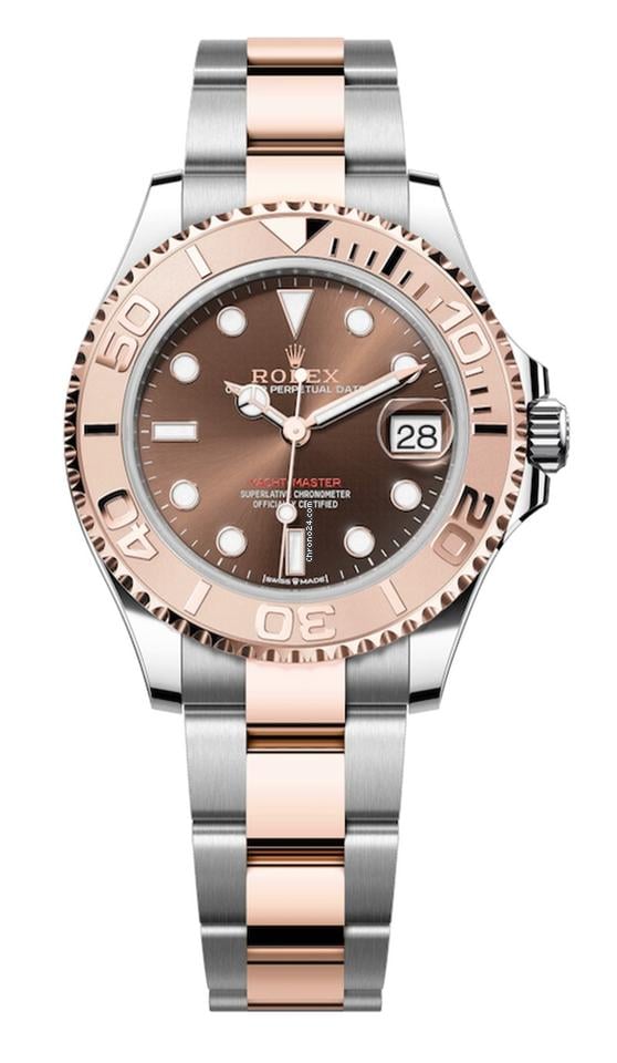 Rolex | Yacht-Master | 268621 | Steel | 37 mm | Rose gold | Brown | Automatic