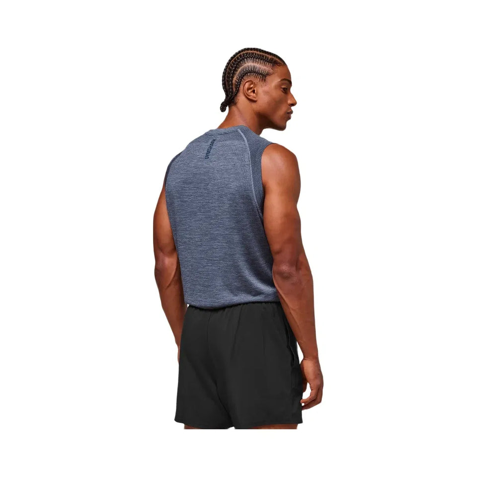 Gymshark Versatile Seamless Tank - Iron Blue/Navy