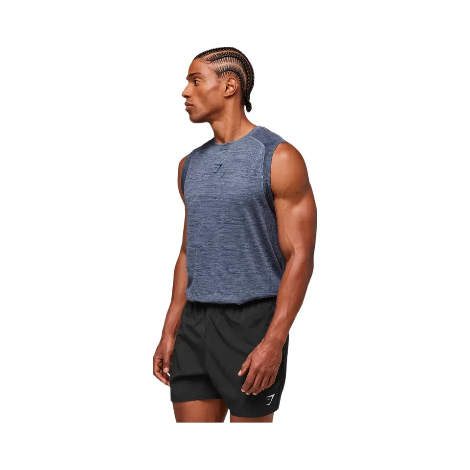 Gymshark Versatile Seamless Tank - Iron Blue/Navy