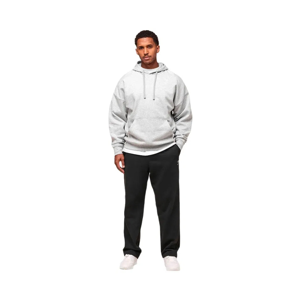 Gymshark Crest Oversized Hoodie - Light Grey Marl