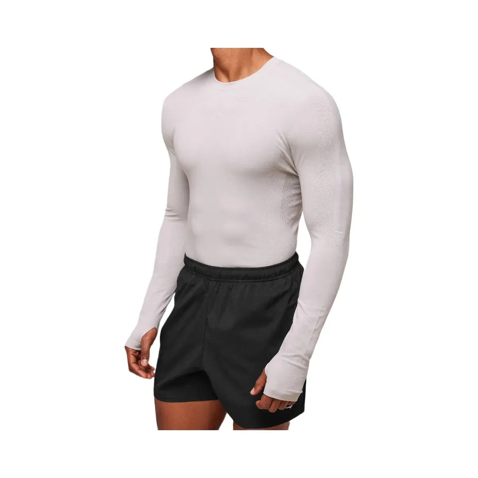 Gymshark everywear Warp Knit LS T-Shirt - Tame Grey