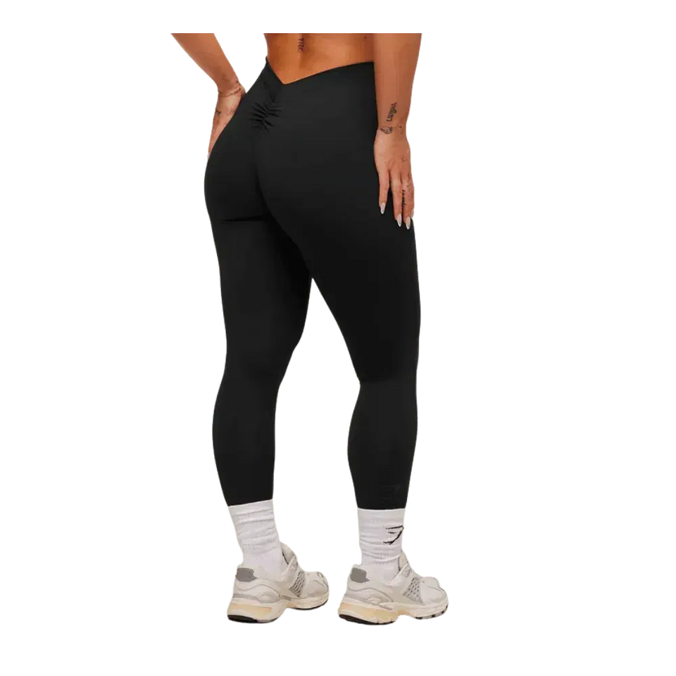 Gymshark Lifting Dipped Waistband Leggings Black