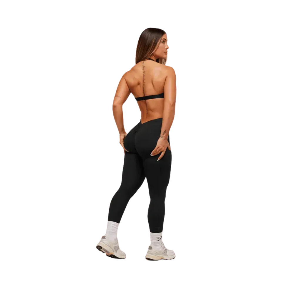 Gymshark Lifting Dipped Waistband Leggings Black