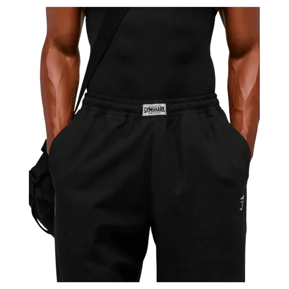 Gymshark Straight Leg Pumper Pants Oversized Fit Black