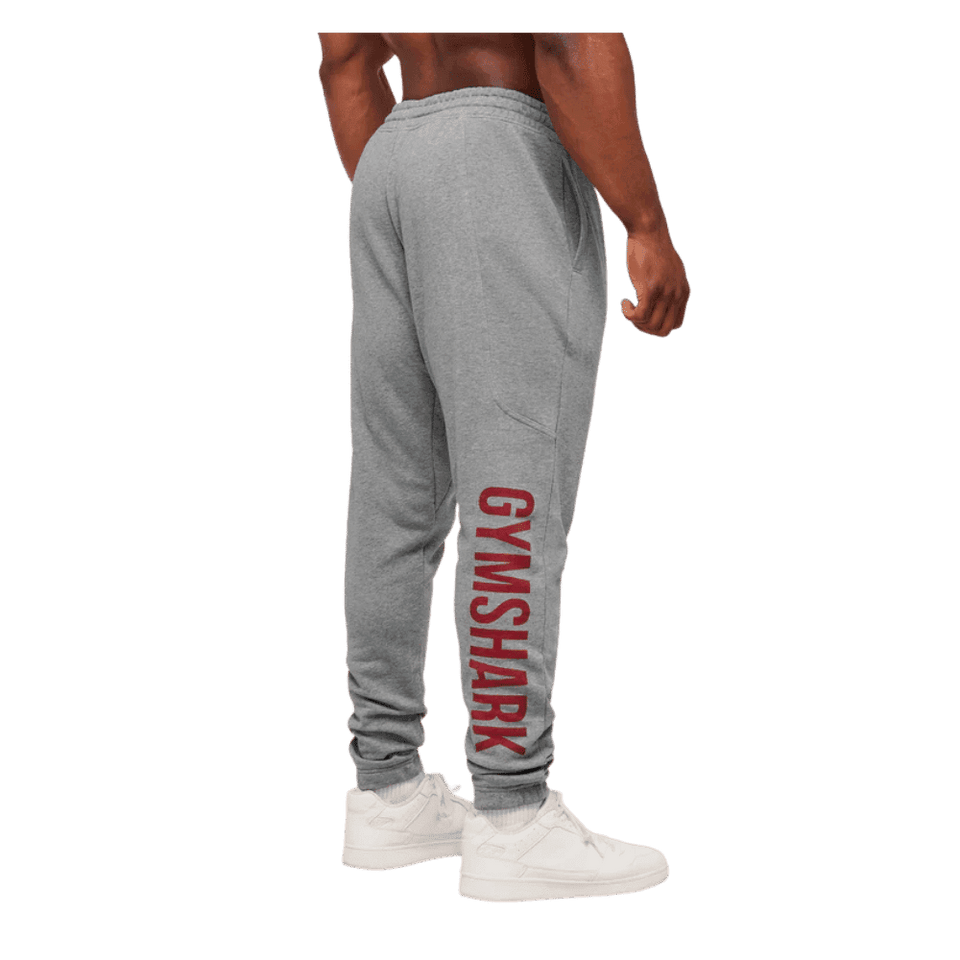 Gymshark Power Wordmark Jogger Oversized Fit Charcoal Core Marl