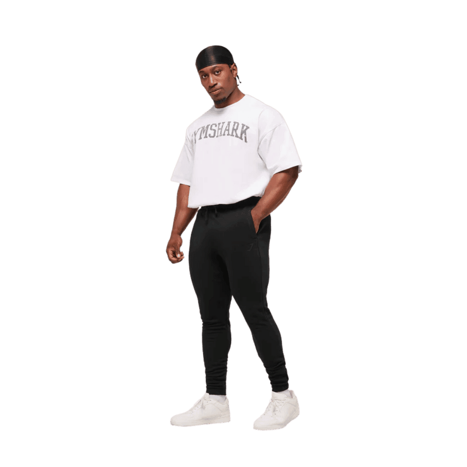 Gymshark Power Wordmark Jogger Oversized Fit Black